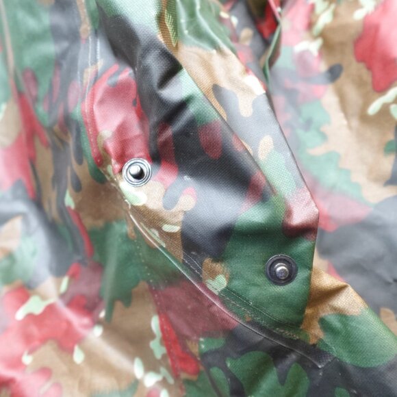 Swiss Army Jacket 4X Tall Green Brown 130cm 89/90 Poncho Military Alpenflage - Picture 4 of 9